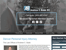 Tablet Screenshot of bubblaw.com
